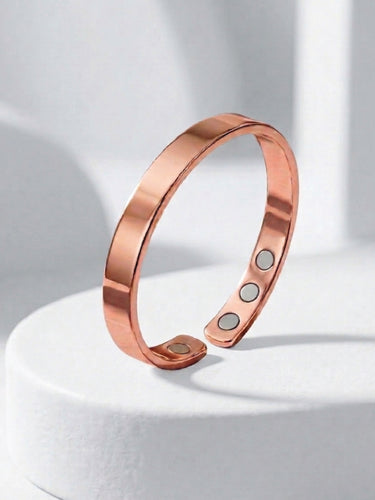 Heavy Gauge Copper with Magnets 6" Length Bracelet