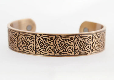 Magnetic Bracelet Celtic Square design 6 inch length - Power Health Power Health