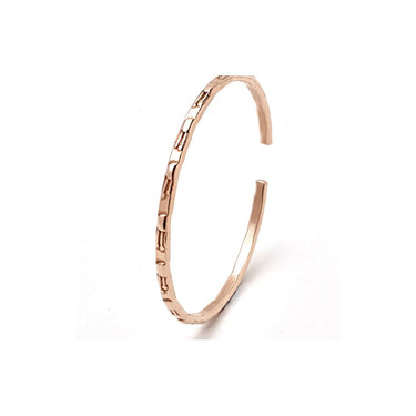 Narrow Pattern Copper Bangle - Power Health Power Health