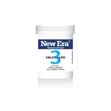 New Era No. 3 Calc Sulph (Calcium Sulphate) 240 Tablets - Power Health Power Health