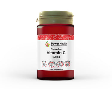 VITAMIN C 500MG ORANGE WITH BETACAROTENE CHEWABLE - Power Health Power Health