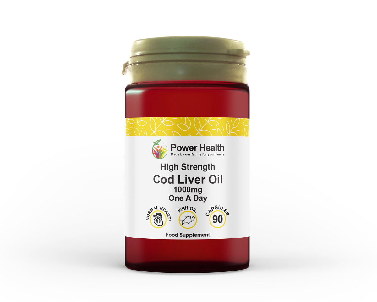 High Strength Cod Liver Oil - 1000mg – Power Health