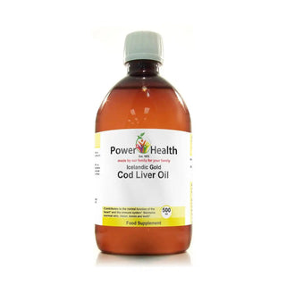 ICELANDIC GOLD | COD LIVER OIL | 500ml - Power Health Power Health