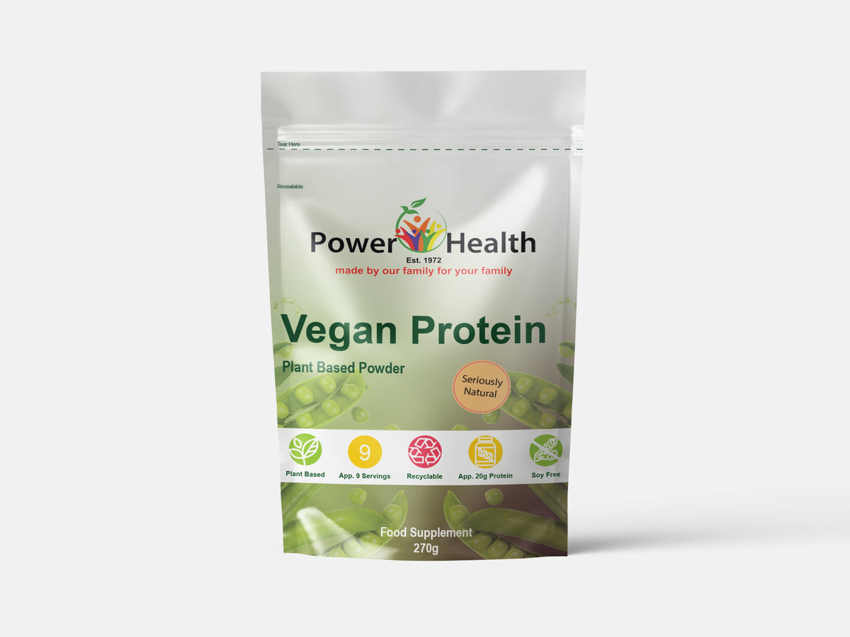Vegan Protein Seriously Natural - Seriously Natural flavor protein powder by Power Health