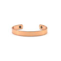 Heavy Gauge Copper Bracelet with Magnets 6" Length