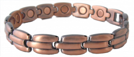 Copper Colour Link with Magnets Bracelet